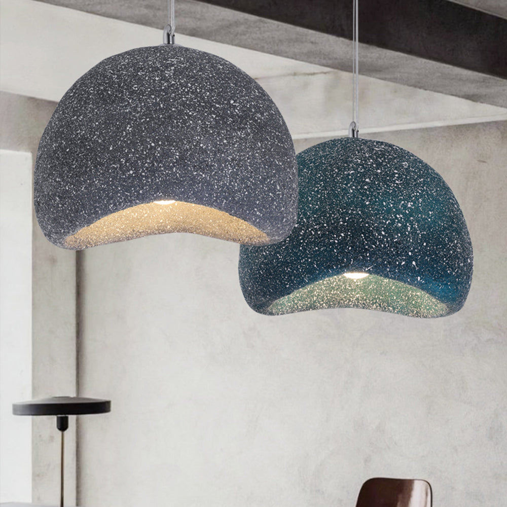 Avi Naturale Pane Resina Acrilico Lampade a Sospensione Blu