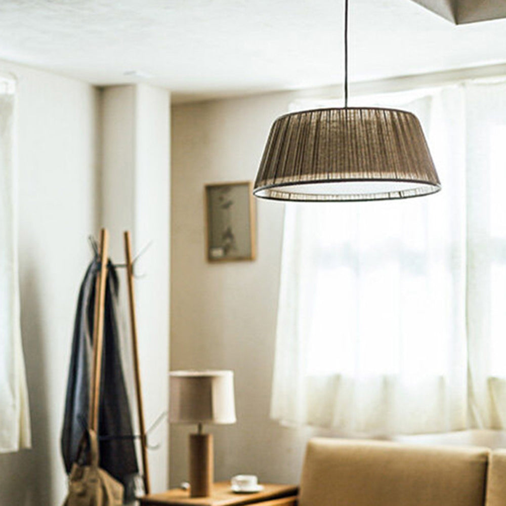 Ritta Wabi Sabi Plissettato Lampade a Sospensione Metallo Soggiorno