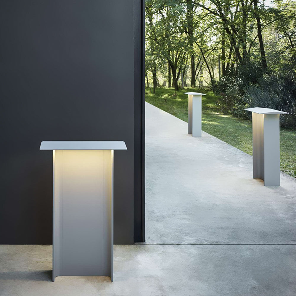 Ray Moderno Metallo Rettangolare Solare Lampade da Esterno