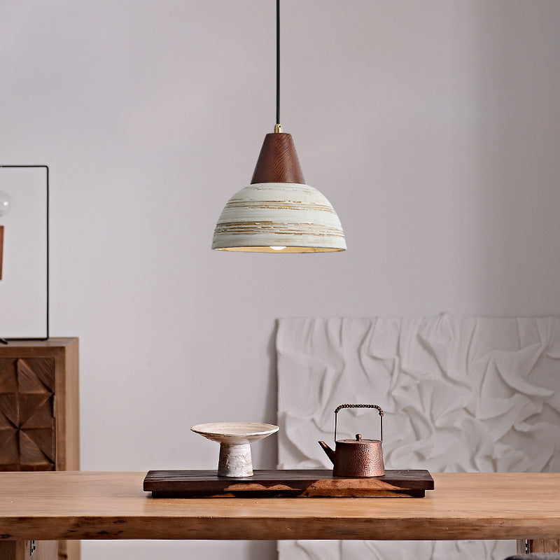 Muto Nordico Metallo Ceramica Legno Sospensione Noce Soggiorno Camera da letto