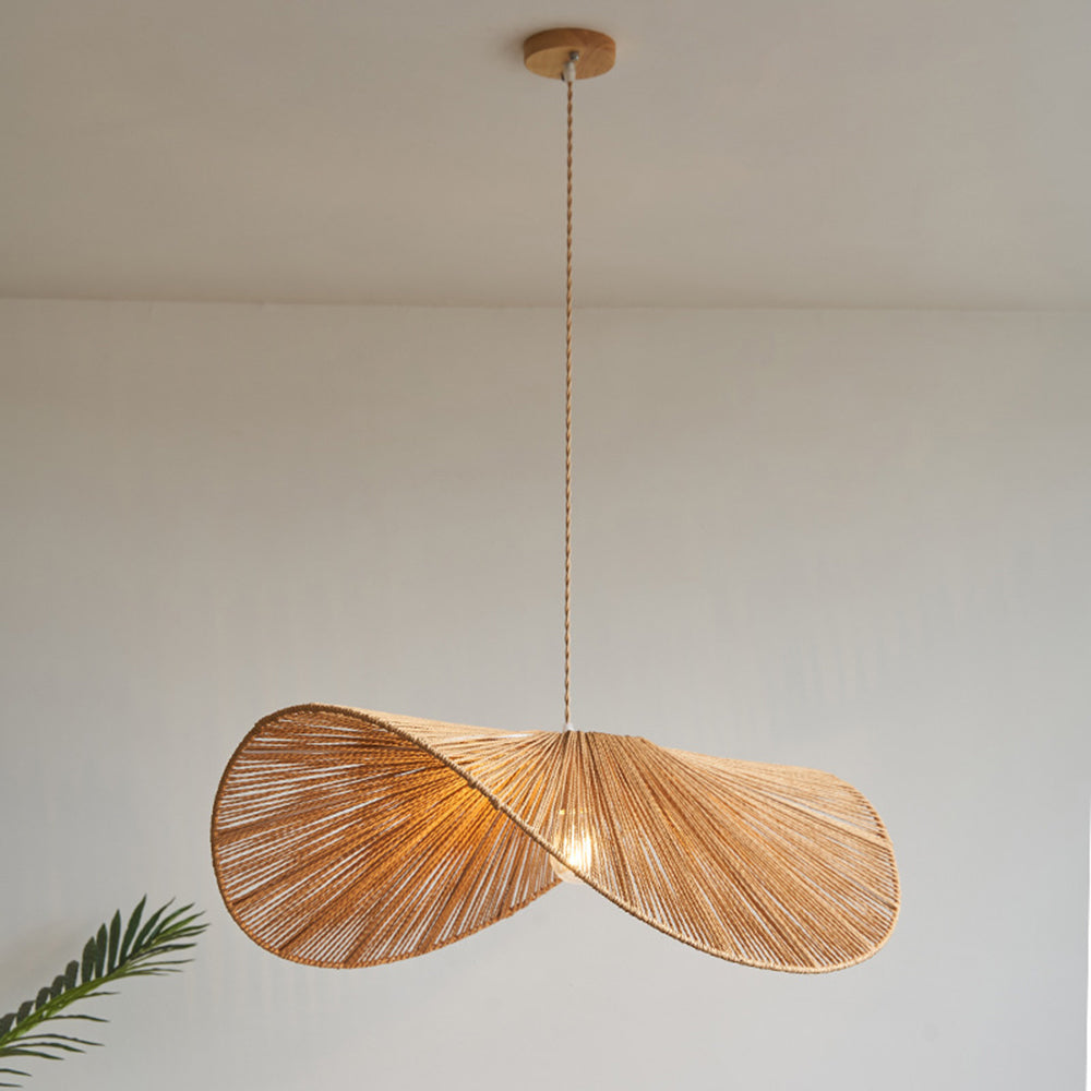 Muto Lampada a Sospensione Beige/Marrone Gemelli Rutistica