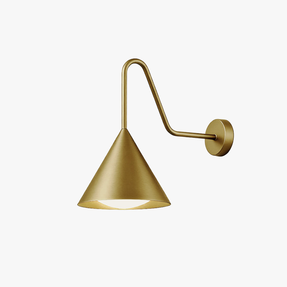 Ray Moderno Minimalista Metallo Cono Applique da Esterno
