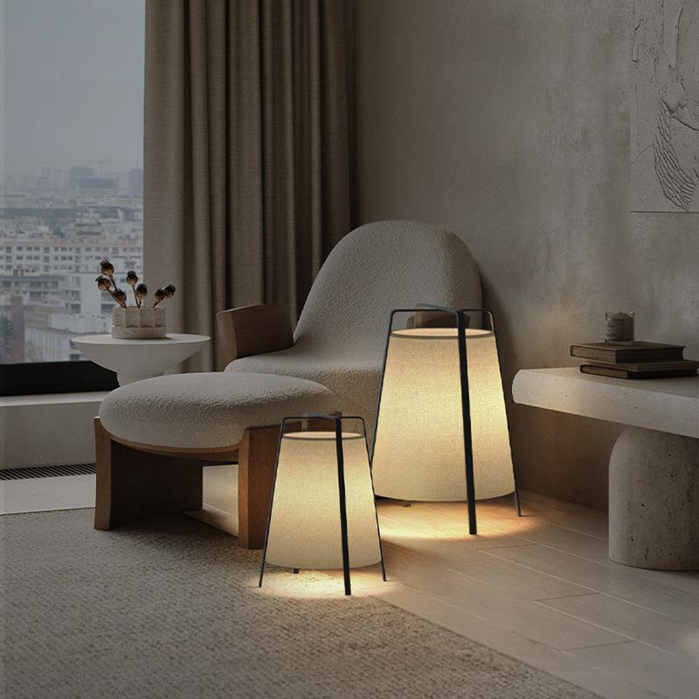 Ritta Moderne Design LED Lampada da Terra S/L Metallo/Tessuto Salotto