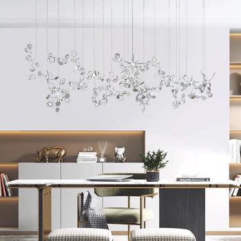Olivia Cristallo Argenti Moderni Lampadari