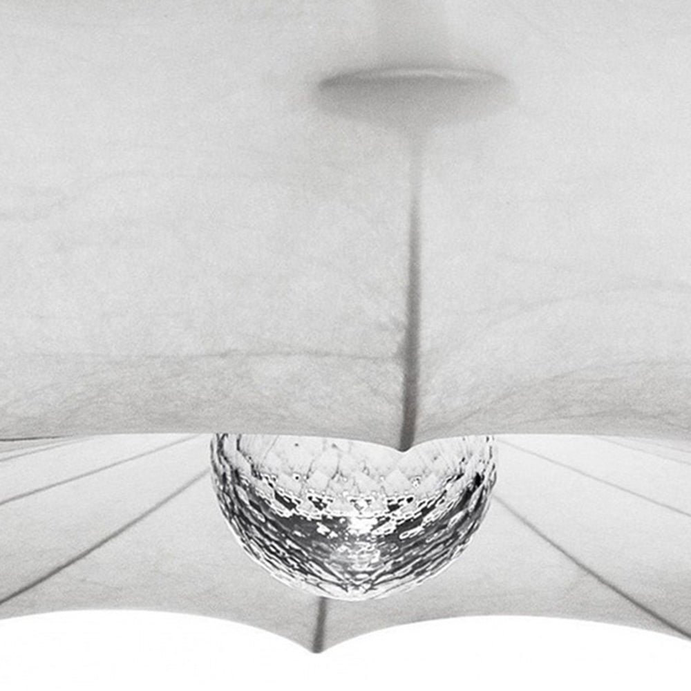 Ritta Bellissimi Soffitto LED Lampada a Sospensione Bianca Seta Artificiale Metallo Soggiorno/Camera da Letto
