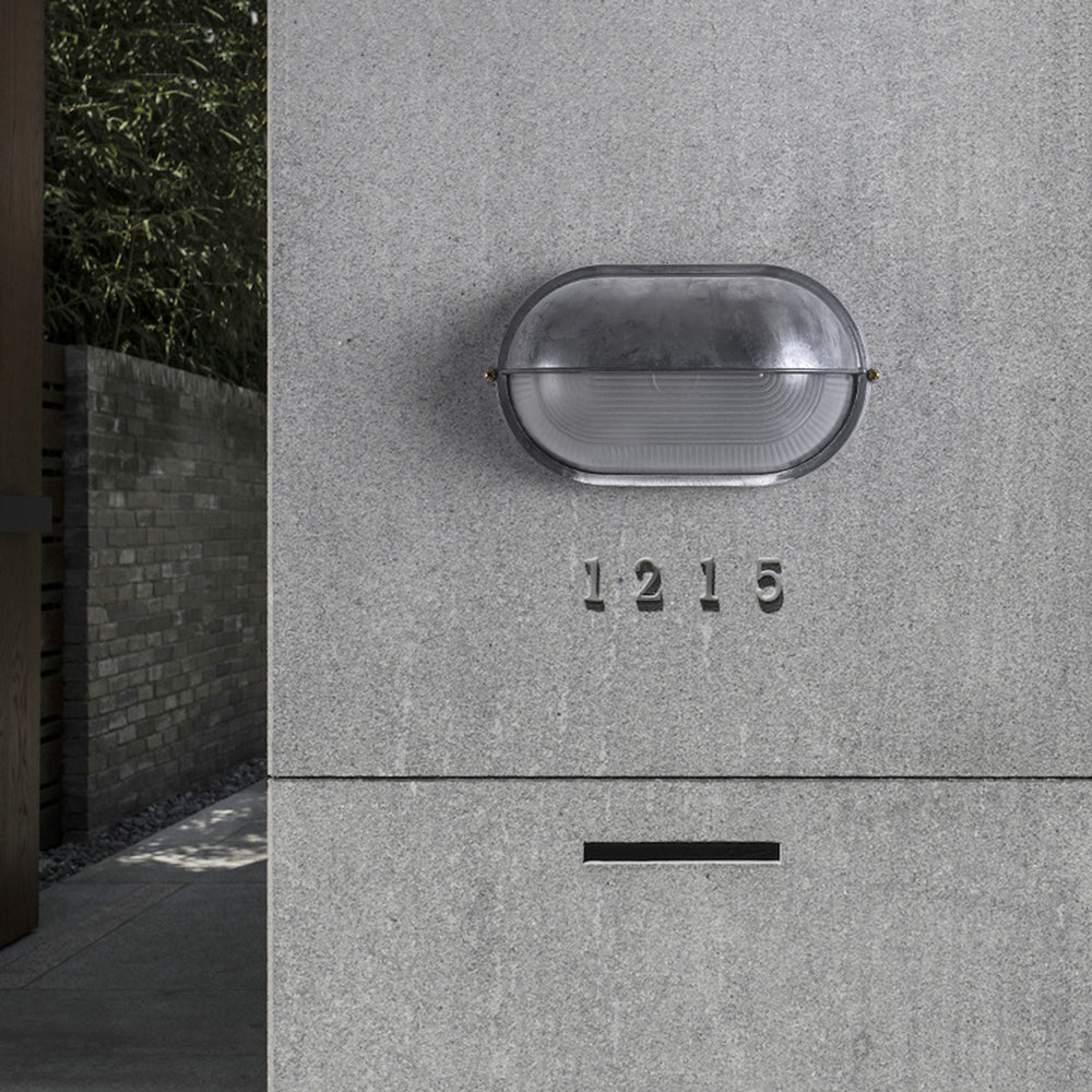 Ray Moderne Rotonda Metallo/Vetro Applique Cortile/Recinzione/Balcone