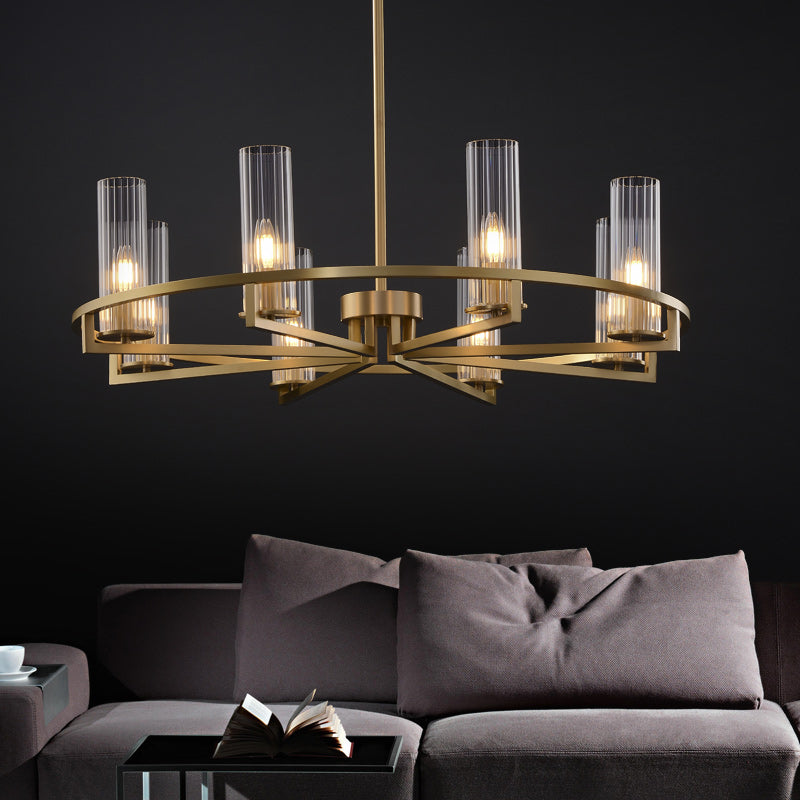 Arisha Lampada a Sospensione LED Post Moderna di Design in Vetro/Metallo per Soggiorno/Camera da Letto
