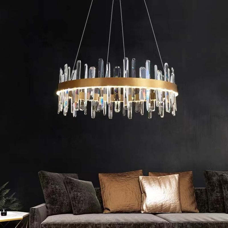 Marylin Moderno LED Lusso Lampadario Metallo Cristallo Soggiorno/Camera da Letto