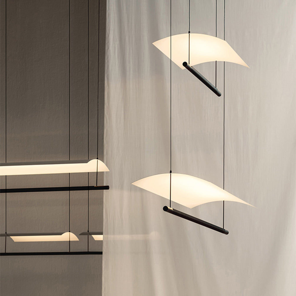 Arisha Lampada a Sospensione Metallo Lineare Soggiorno Minimalista
