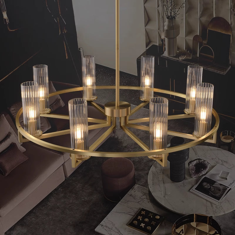 Arisha Lampada a Sospensione LED Post Moderna di Design in Vetro/Metallo per Soggiorno/Camera da Letto