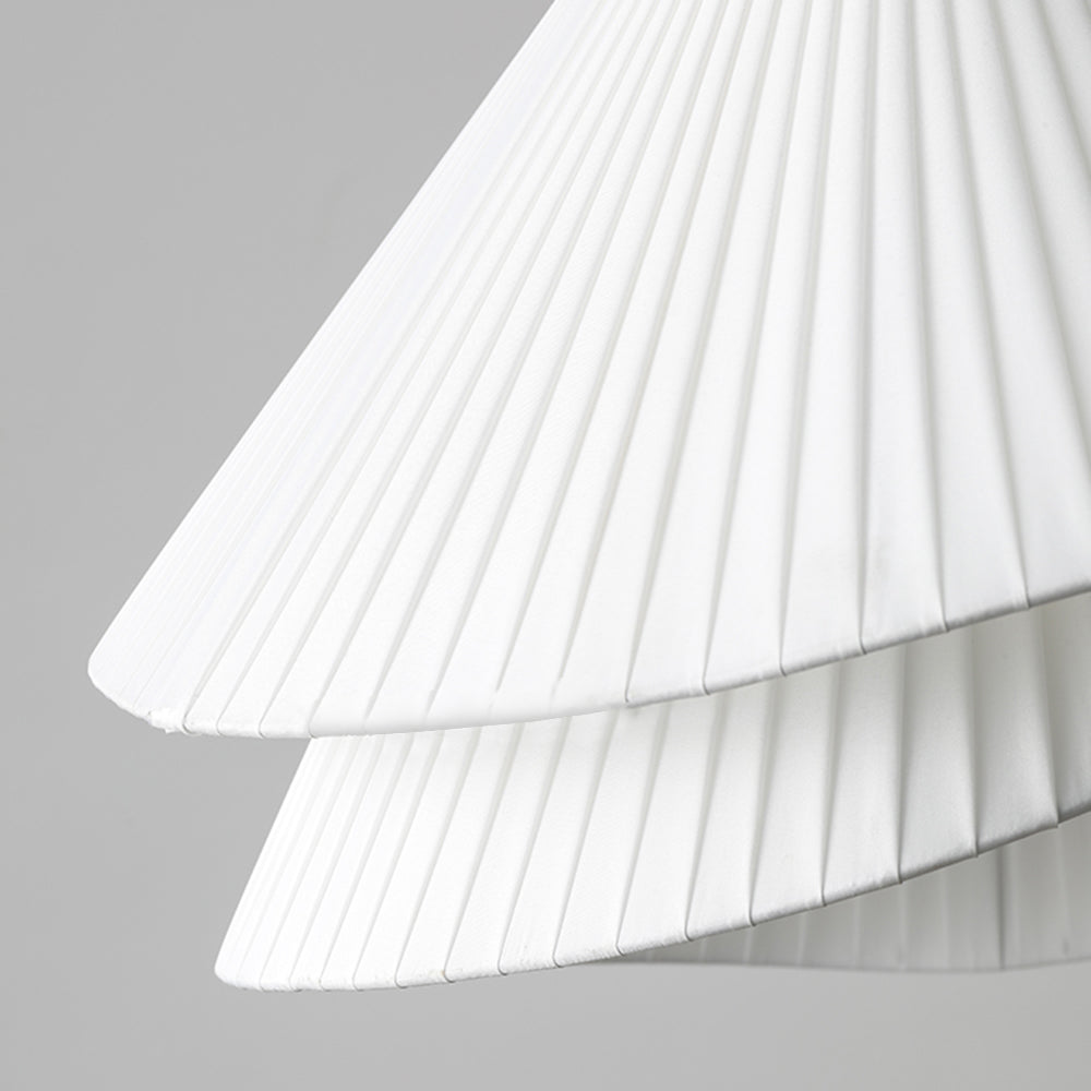 Ritta Minimalista LED Doppio Strato Lampade a Sospensione Tessuto LED Bianco Soggiorno/Camera da Letto