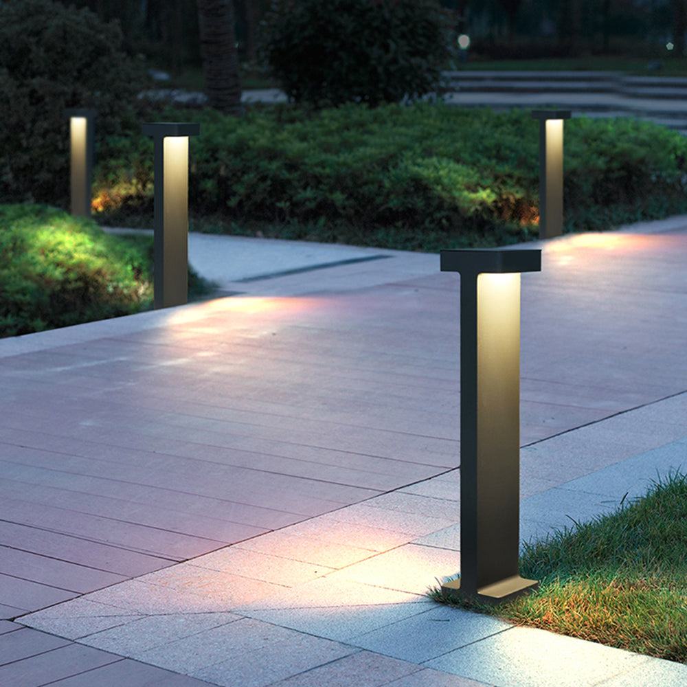 Ray Moderno Metallo Solare Lampade da Esterno Giardino