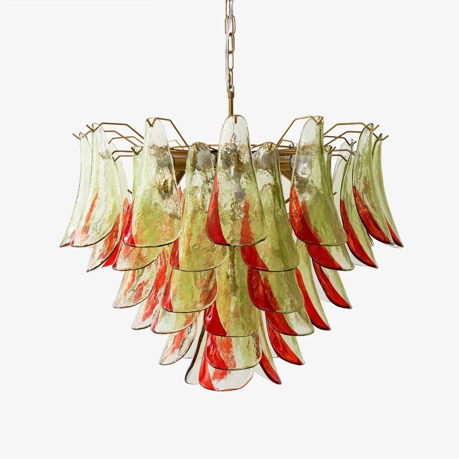 Aurora Chandelier Murano Glass Petal Elegant - Blowlighting