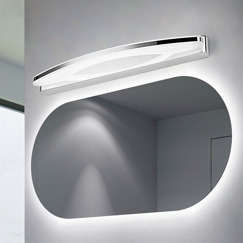 Arisha Applique Cromo Ovale Camera da Letto/Bagno Minimalista