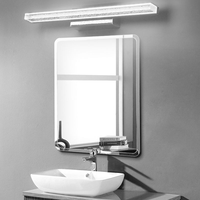 Arisha Applique Metallo Argento Rettangolare Moderno