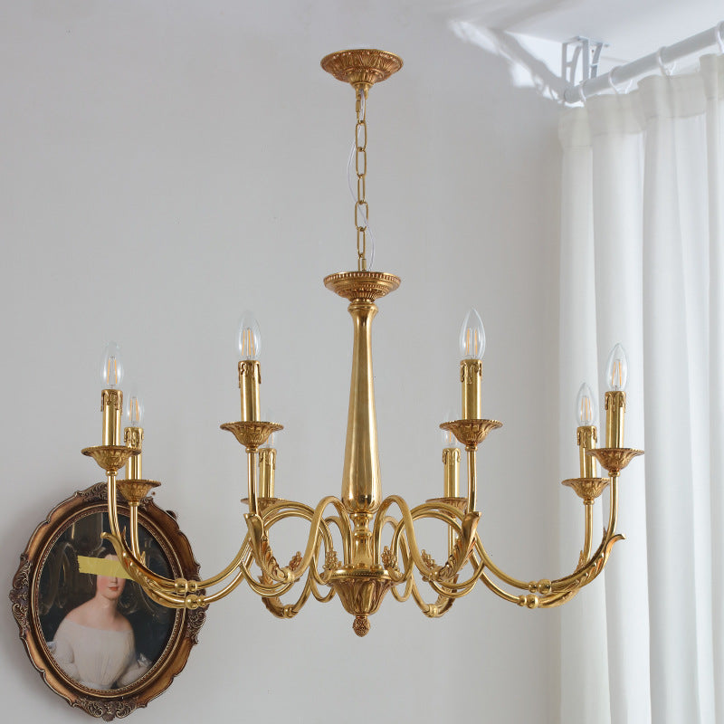 Cevynara Lux Lampadario Postmoderno Lusso Ottone