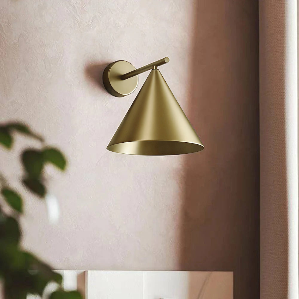 Ray Moderno Minimalista Metallo Cono Applique da Esterno
