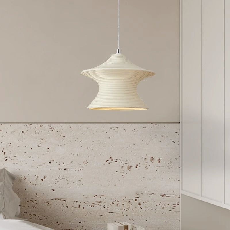 Valentina Minimalista Resina Sospensione Beige Soggiorno Camera da letto
