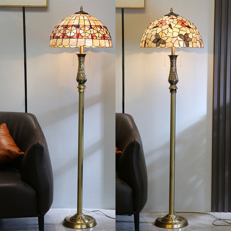 Silva Speciale LED Lampade da Terra Vintage Farfalla Fiore Metallo Colorato Soggiorno/Camera da Letto