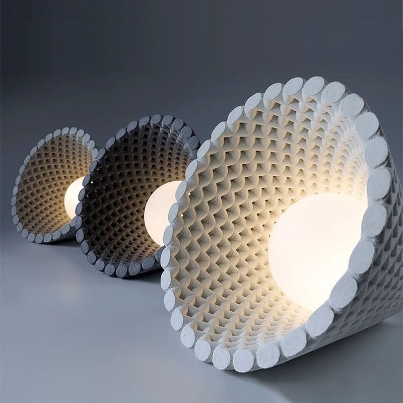 Ritta Cone LED Lanpade a Sospensione Nero Bianco Grigio Resina Sala da Pranzo