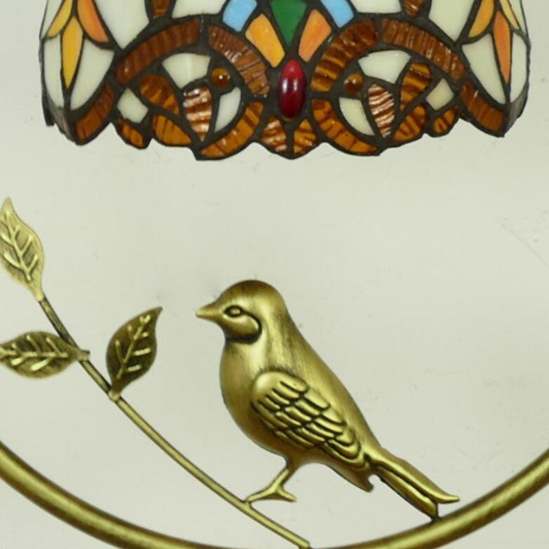 Tiffany Pastorale Metallo/Vetro Sospensione Soggiorno