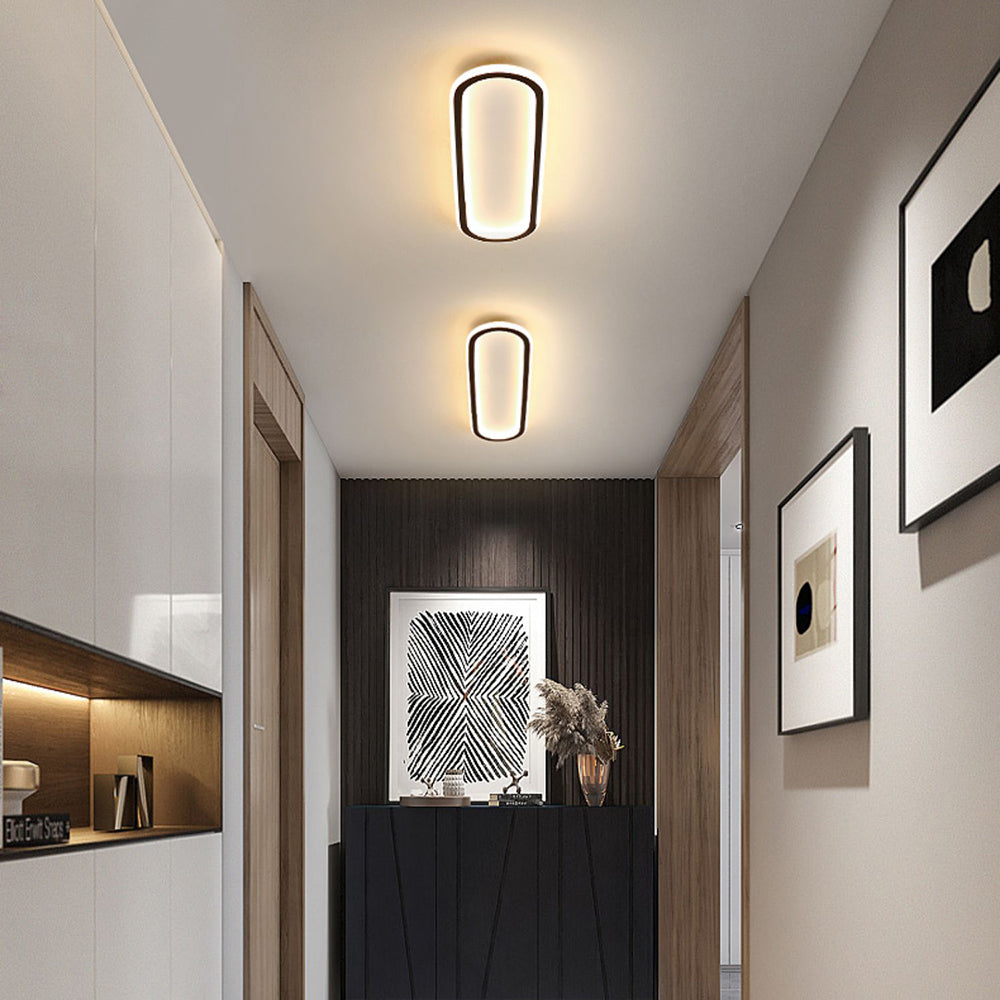 Arisha Moderne LED Plafoniere Incasso Rettangolare