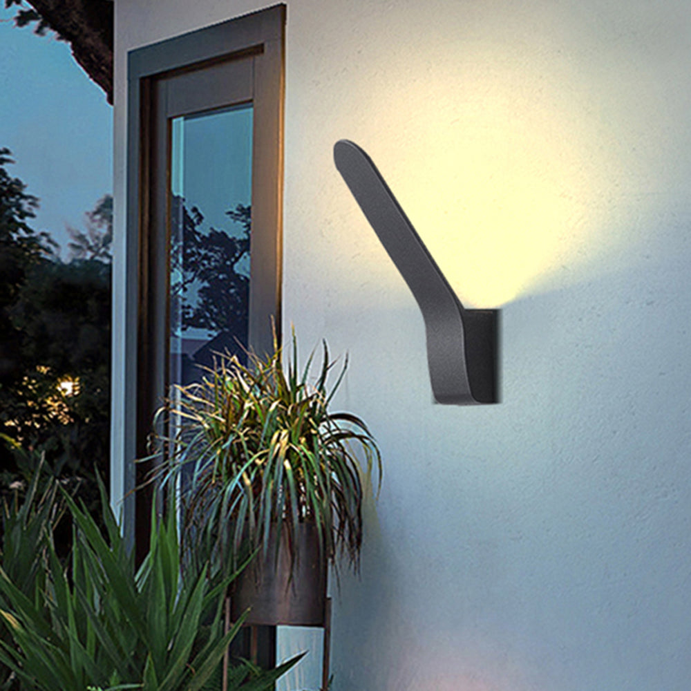 Ray Minimalista Inclinazione Lineare Metallo Applique da Esterno