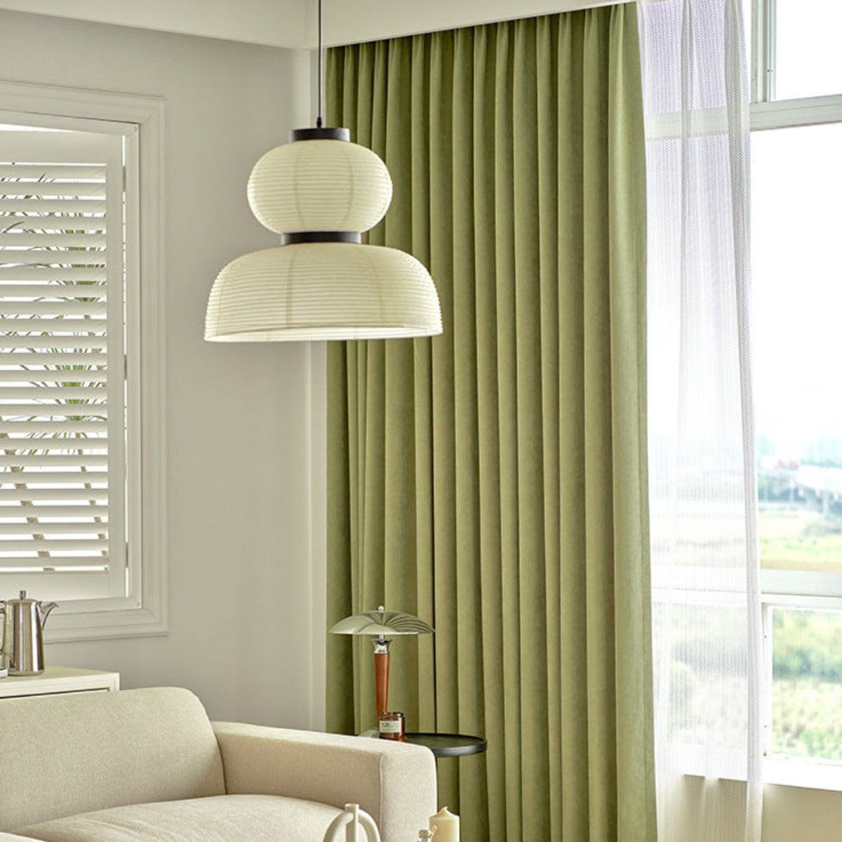 Ritta Retro Design LED Lampada a Sospensione 4 Stile Tessuto Metallo Soggiorno/Camera da Letto