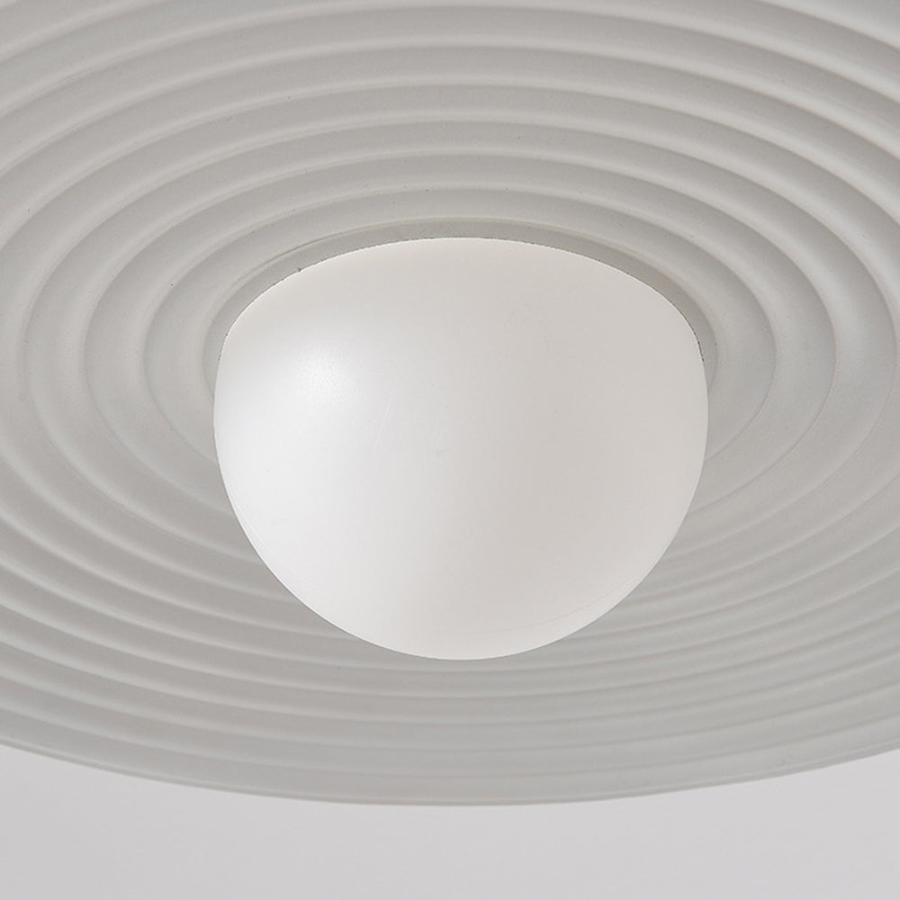 Cairns Moderno LED Lampade a Sospensione Metallo Nero/Bianco Pianeta Anello Soggiorno/Camera da Letto