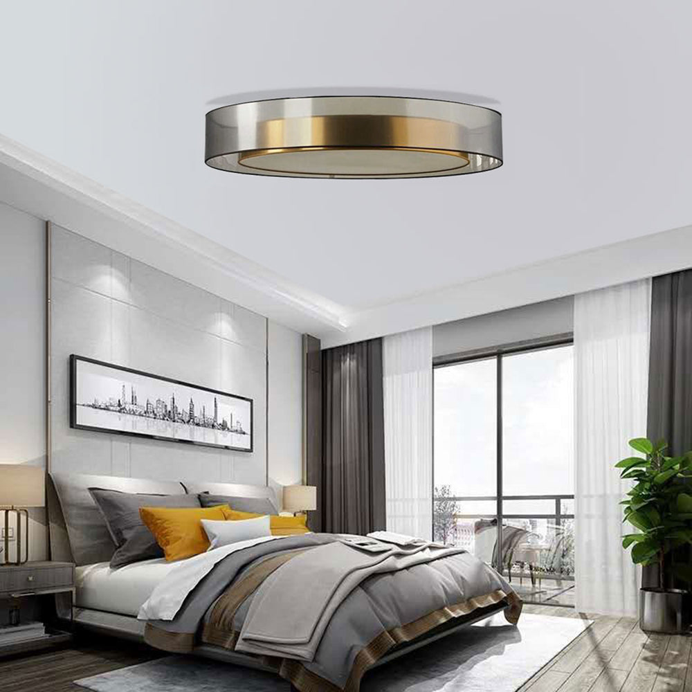 Arisha Moderne Nordica LED Plafoniere Dorata Camera da Letto/Soggiorno