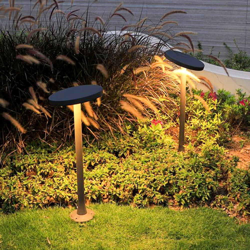 Ray Moderno Metallo Disco Solare Lampada da Esterna Giardino/Cortile