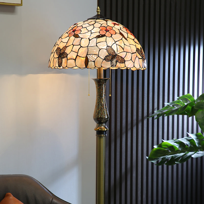Silva Speciale LED Lampade da Terra Vintage Farfalla Fiore Metallo Colorato Soggiorno/Camera da Letto
