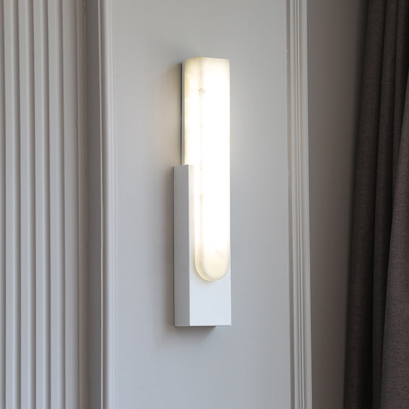 Valentina Moderna LED Minimalismo Applique Metallo Pietra Rettangolare Soggiorno/Camera da Letto/Bagno