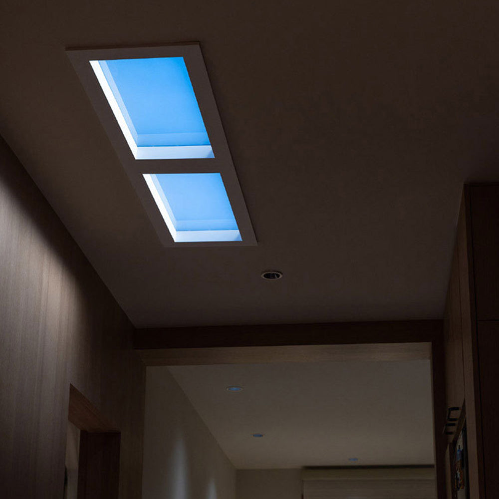 Arisha Moderna Insolito LED Plafoniera Metallo Incasso Blu Nera Soggiorno/Camera da Letto