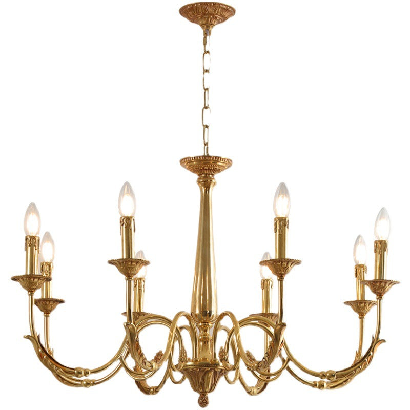 Cevynara Lux Lampadario Postmoderno Lusso Ottone