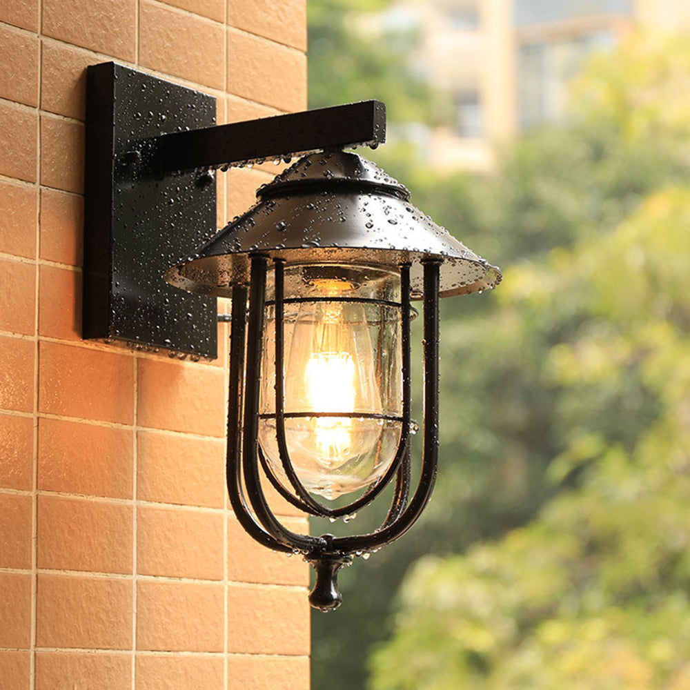 Ray Metallo Lanterna Vintage Applique da Esterno Balcone