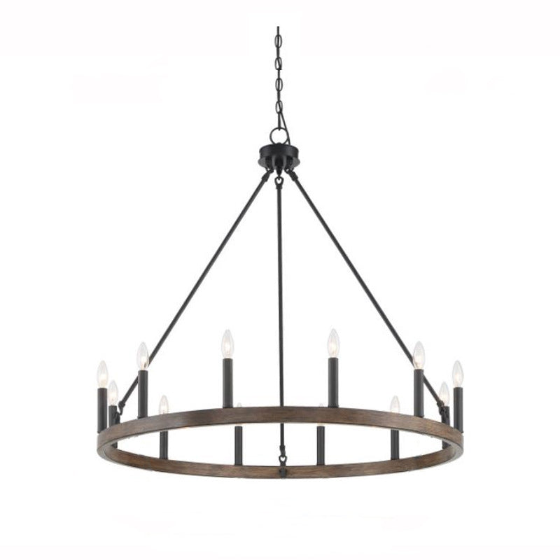Silva Lampadario Industriale Moderno LED in Metallo per Soggiorno