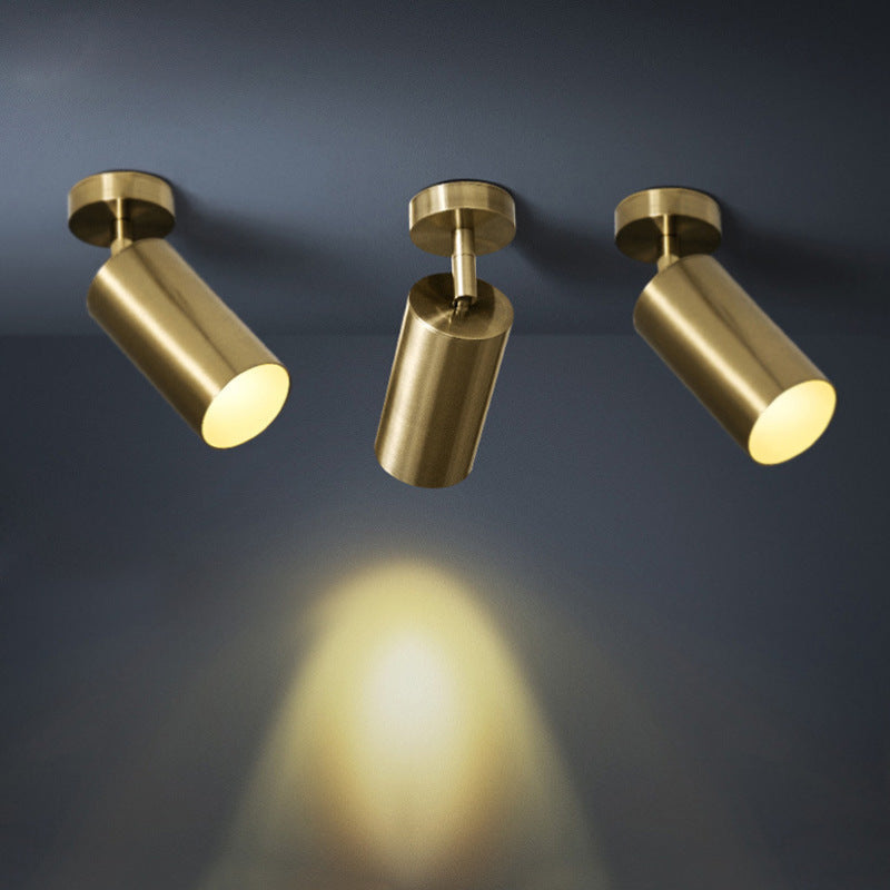 Arisha Moderna lED Piccolo Applique/Plafoniere Metallo Ora Cilindro Soggiorno/Camera da Letto