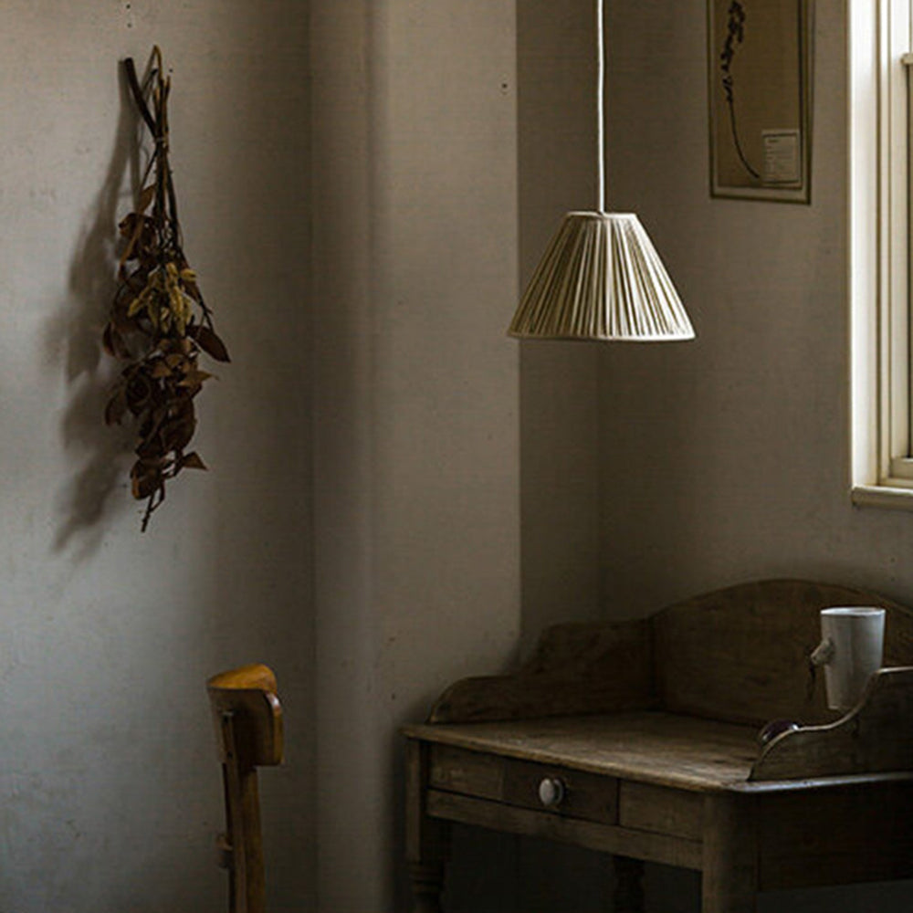 Ritta Wabi Sabi Plissettato Lampade a Sospensione Metallo Soggiorno