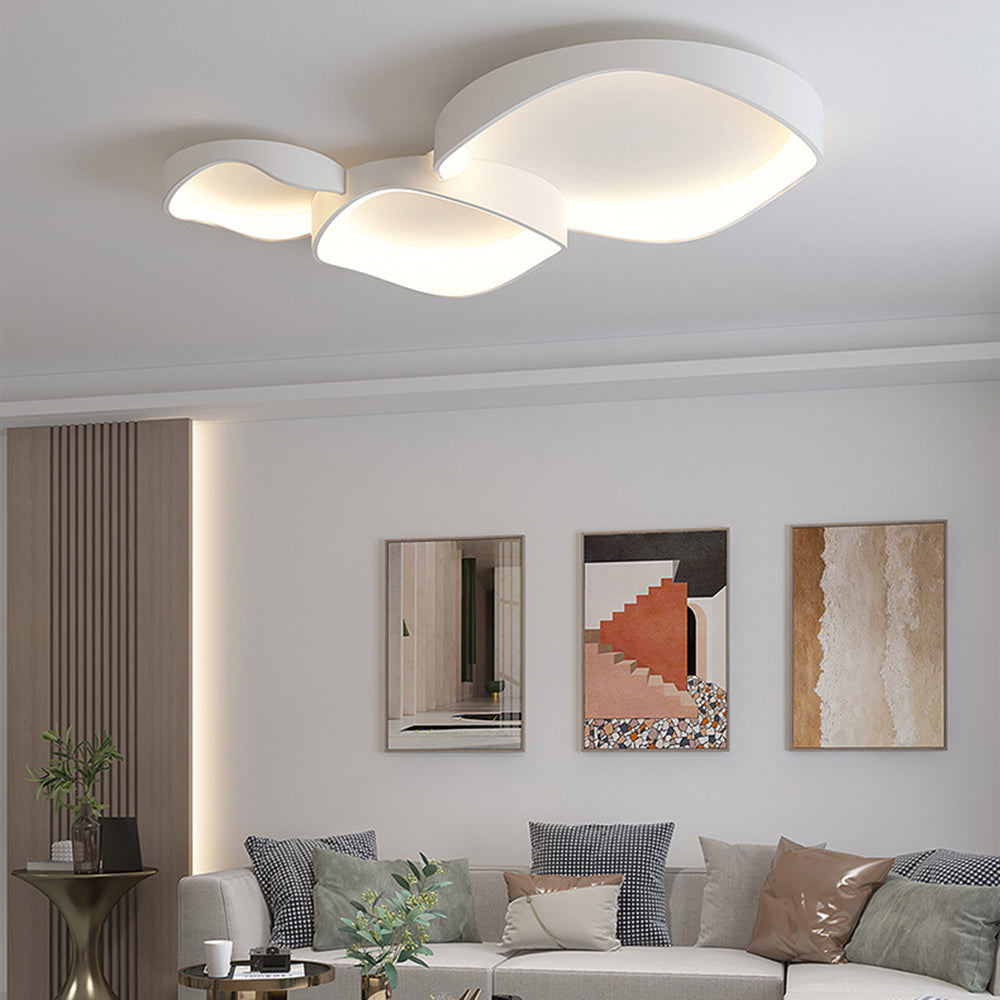 Arisha Moderna LED Irregolare Plafoniera Bianca Onda Sala da Pranzo/Soggiorno/Camera da Letto