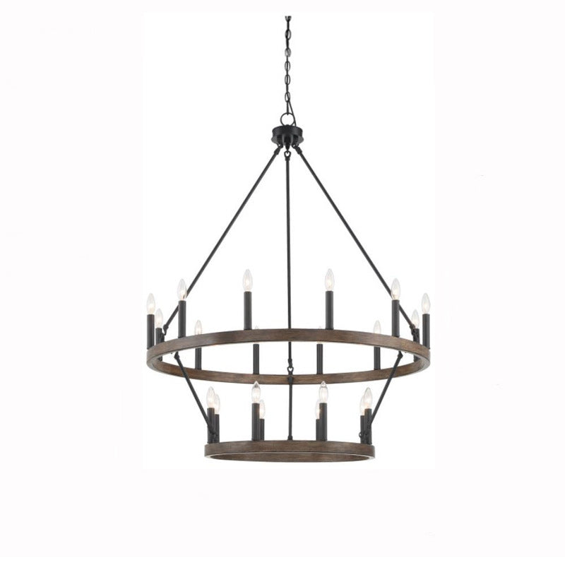 Silva Lampadario Industriale Moderno LED in Metallo per Soggiorno