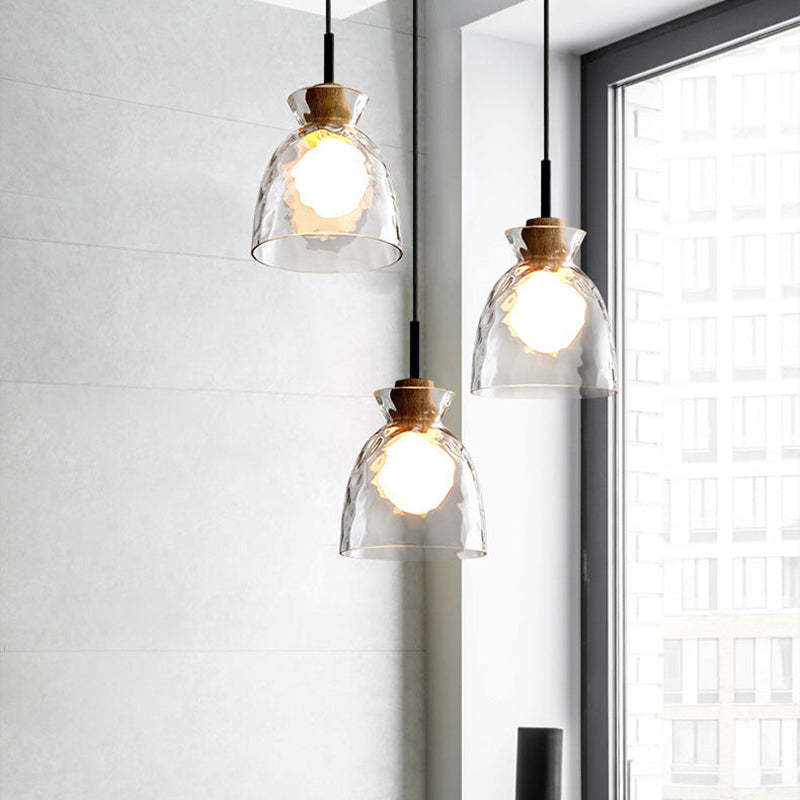 Arisha Minimalista LED Design Vetro Lampade a Sospensione Trasparente Soggiorno/Camera da Letto