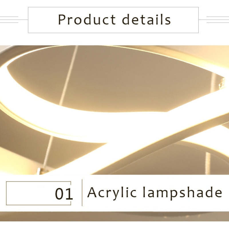 Arisha Lampada a Sospensione Lineare Moderna Nero/Oro/Bianco
