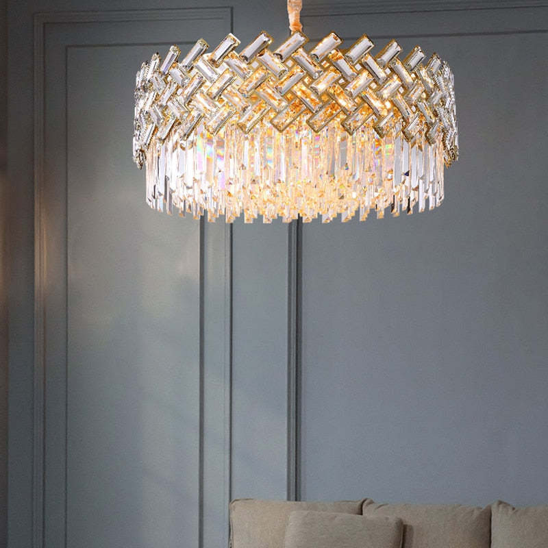 Marilyn Lusso LED Oro Moderni Lampade a Sospensione Cristallo Metallo Soggiorno/Camera da Letto