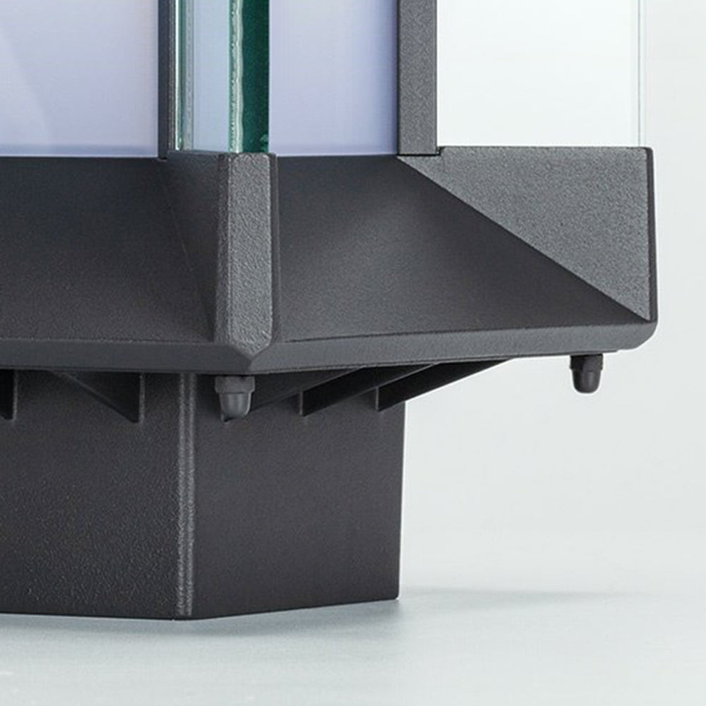 Ray Moderno Rettangolare Lampade da Esterno Metallo Vetro Corridoio