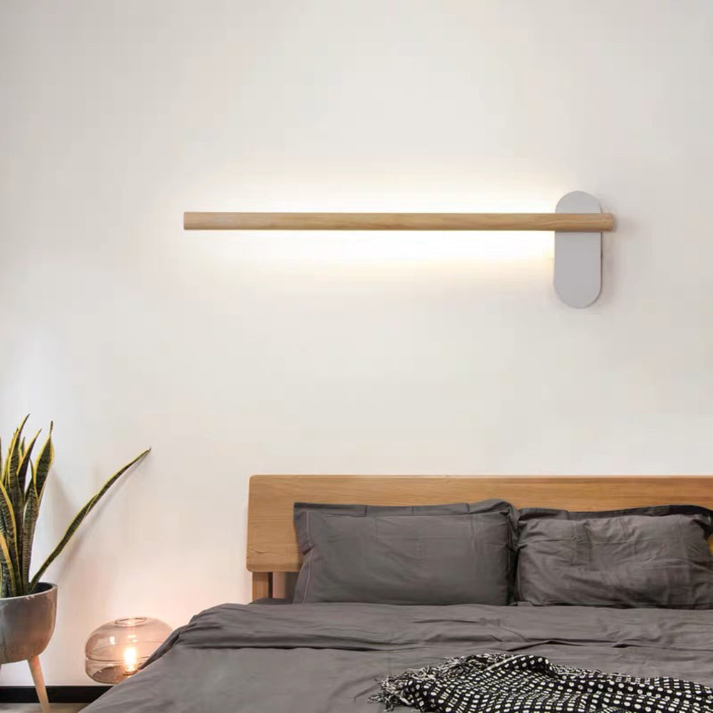 Muto Legno Lineare Applique Legno Camera da Letto