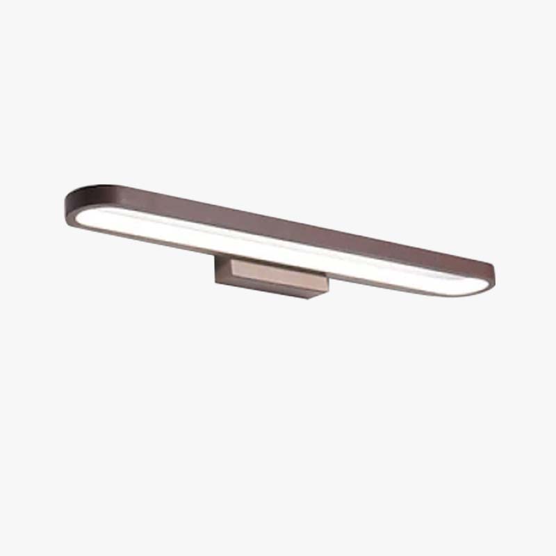 Arisha Moderno LED Faro a specchio Applique Marrone