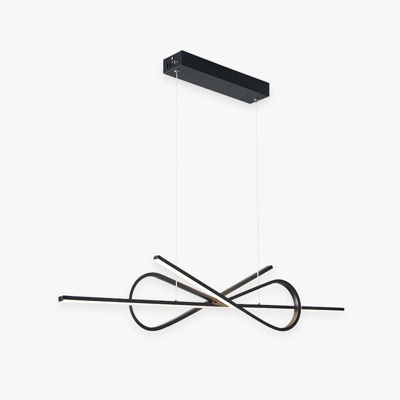 Bouvet Moderna LED Design Lampada a Sospensione Metallo Bianco/Nero Papillon Soggiorno/Camera da Letto