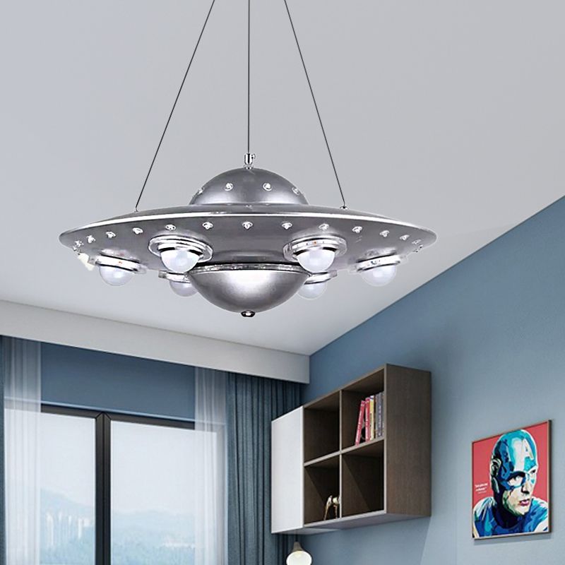 Silva Moderno UFO Metallo Lampada a Sospensione Bambini