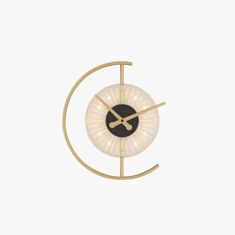 Arisha Moderno LED Applique Orologio Minimalismo Design Metallo Soggiorno/Camera da Letto